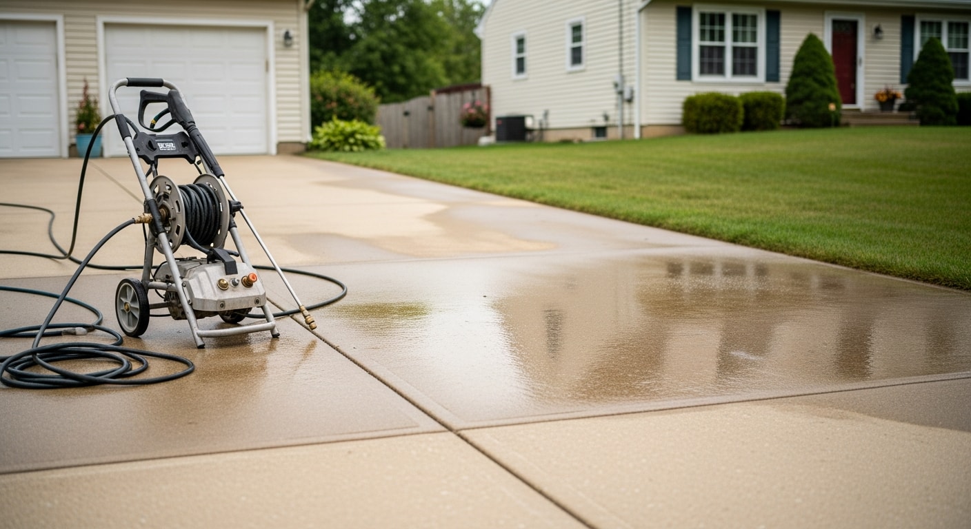 Professional pressure washing and exterior cleaning